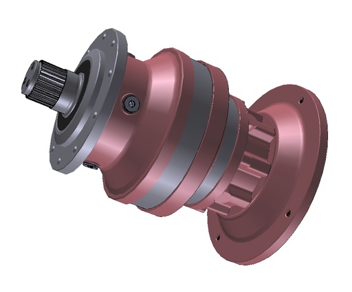 STM SPA(Italy) 2230038721 Planetary Gearbox, EX 203 PN1 , Ratio: 77.48, input PAM 100B5