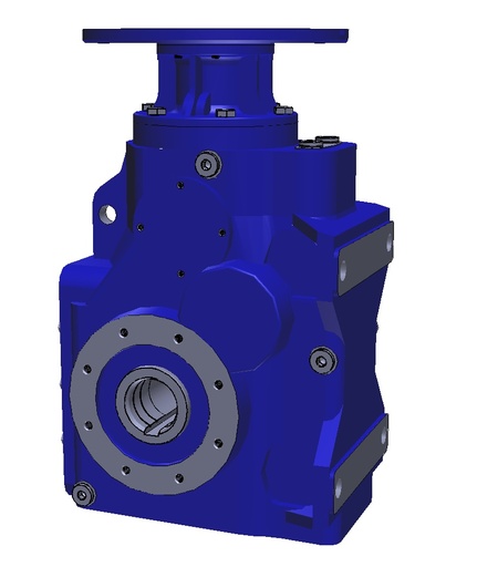 STM.SPA (Italy) Bevel Helical Gearbox Without Motor, Size:63, Ratio: 52.4, (PAM 80B5), Mounting:M1, Bore: C 25mm, standard oil, other details as per attached data sheet 
